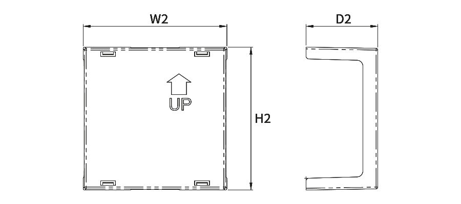 Protective cover dimensions